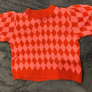 Super cute puff sleeve sweater.